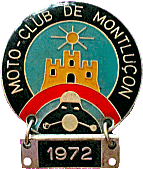 Montlucon MC motorcycle rally badge from Jean-Francois Helias
