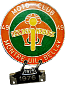 Montreuil Bellay motorcycle rally badge from Jean-Francois Helias