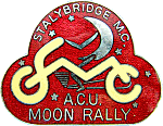 Moon motorcycle rally badge from Jean-Francois Helias