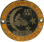 Moonshiners motorcycle club badge