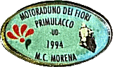 Morena motorcycle rally badge from Jean-Francois Helias