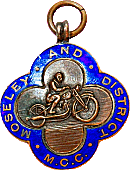 Moseley & District motorcycle club badge from Jean-Francois Helias