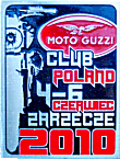 Moto Guzzi motorcycle rally badge from Jean-Francois Helias