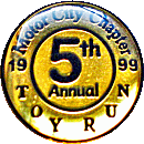 Motorcity motorcycle run badge from Jean-Francois Helias