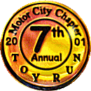 Motorcity motorcycle run badge from Jean-Francois Helias