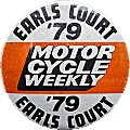 Motor Cycle Show motorcycle show badge from Jean-Francois Helias