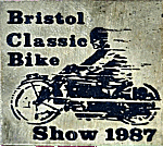 Classic motorcycle show badge from Jean-Francois Helias