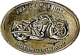 Swansea Museums motorcycle show badge from Jean-Francois Helias