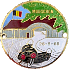 Mouscron motorcycle rally badge from Jean-Francois Helias