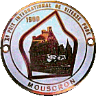 Mouscron motorcycle rally badge from Jean-Francois Helias