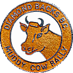 Muddy Cow motorcycle rally badge from Jean-Francois Helias