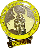 Mule Blanche motorcycle rally badge from Jean-Francois Helias