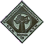 Murcia motorcycle rally badge from Jean-Francois Helias