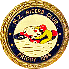 Priddy MZ motorcycle rally badge from Jean-Francois Helias
