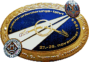 Nacht Orientierungsfahrt motorcycle rally badge from Jean-Francois Helias