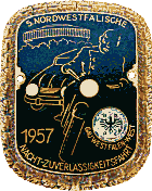 Nacht Zuverlassigkeits motorcycle rally badge from Jean-Francois Helias