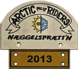 Naeggelspraettn motorcycle rally badge from Hans Veenendaal