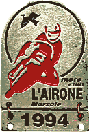 Narzole motorcycle rally badge from Jean-Francois Helias