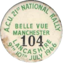 National Rally motorcycle run badge from Jan Heiland