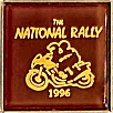 National Rally motorcycle run badge from Peter Hooper