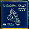 National Rally motorcycle run badge from Terry Reynolds