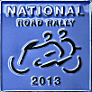 National Rally motorcycle run badge from Rachel Crossley