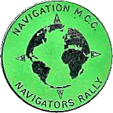 Navigators motorcycle rally badge from Ted Trett