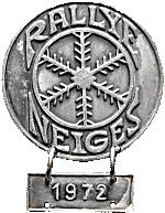 Rallye Neiges motorcycle rally badge from Jean-Francois Helias