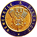 Newcastle & DMCC motorcycle club badge from Jean-Francois Helias