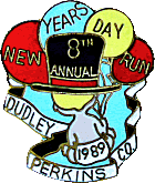 New Years Day motorcycle run badge from Jean-Francois Helias