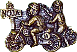 Noja motorcycle rally badge from Jean-Francois Helias