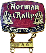 Norman motorcycle rally badge from Jean-Francois Helias