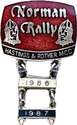 Norman motorcycle rally badge from Jean-Francois Helias