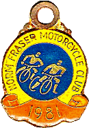 Norm Fraser MCC motorcycle club badge from Jean-Francois Helias