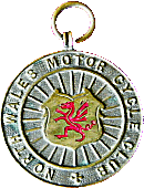 North Wales MCC motorcycle club badge from Jean-Francois Helias