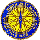 North West School Boys MCC motorcycle club badge from Jean-Francois Helias
