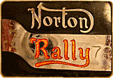 Norton motorcycle rally badge from Ken Horwood