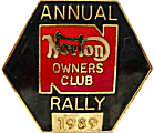Norton motorcycle rally badge