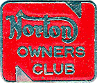 Norton OC motorcycle club badge from Patrick Servanton