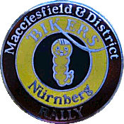 Nürnberg motorcycle rally badge from Jim Jack