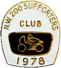 North West Supporters motorcycle race badge from Jean-Francois Helias