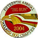 Oakland Big motorcycle run badge from Jean-Francois Helias