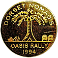Oasis motorcycle rally badge from Jean-Francois Helias