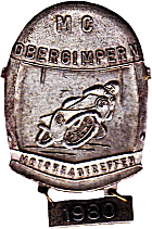 Obergimpern motorcycle rally badge from Jean-Francois Helias