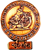 Obergunzburg motorcycle rally badge from Jean-Francois Helias