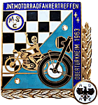 Oberturkheim motorcycle rally badge from Jean-Francois Helias