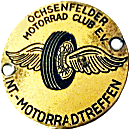 Ochsenfelder motorcycle rally badge from Jean-Francois Helias