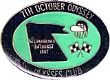 October Odissey motorcycle rally badge from Jean-Francois Helias