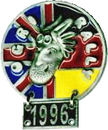 Ogri motorcycle rally badge from Graham Mills