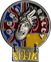 Ogri motorcycle rally badge from Mick Mansell